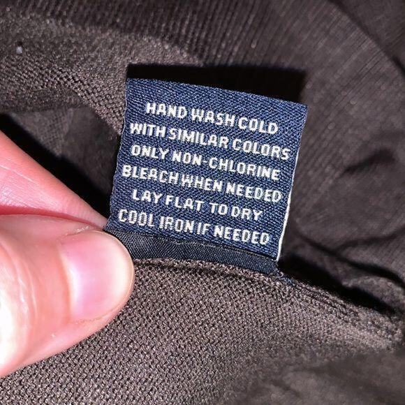 525 America Womens Pullover Sweater Knit Cutout Back Tunic Brown Large - Picture 10 of 10